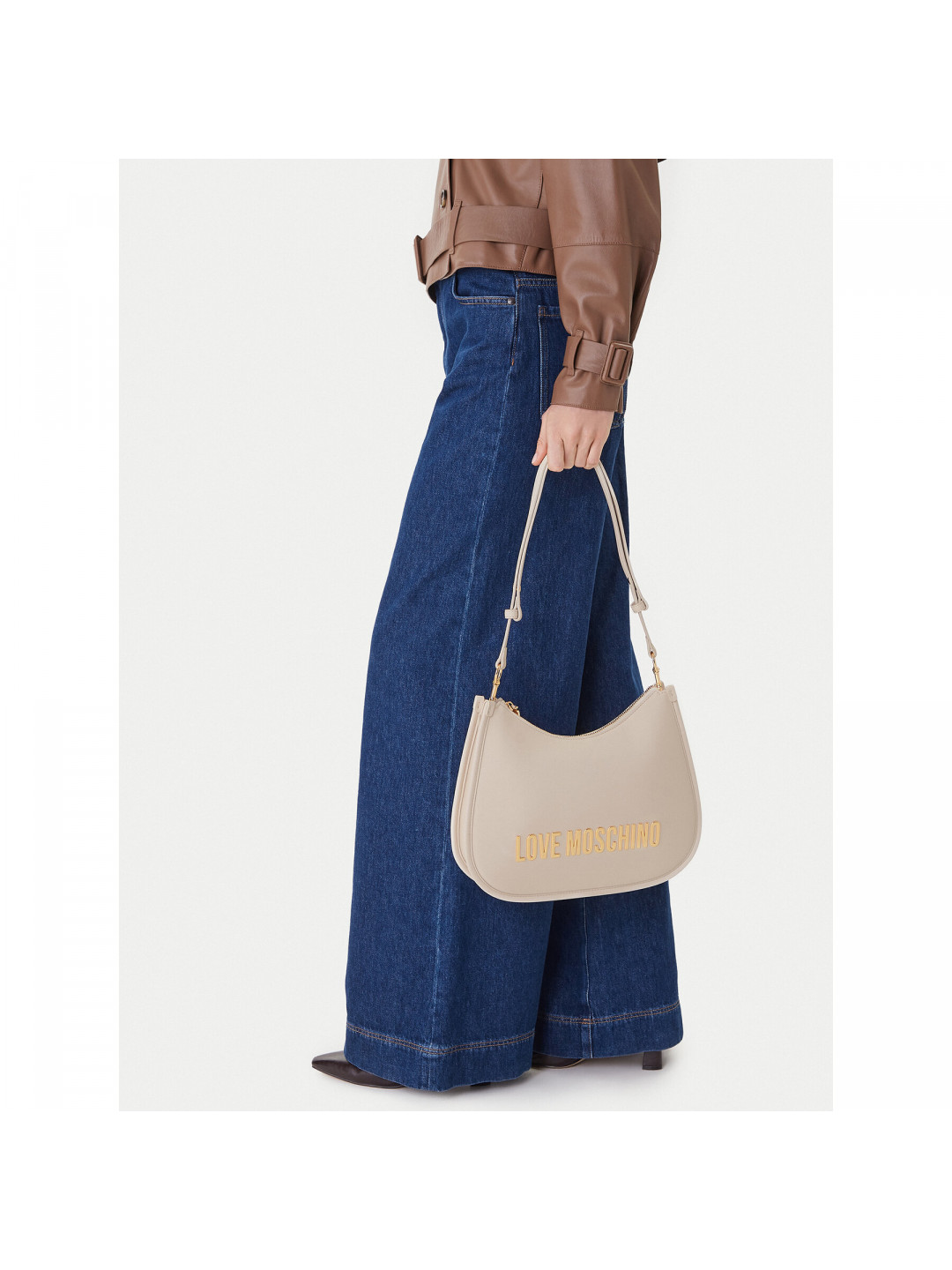 Kabelka LOVE MOSCHINO JC4021PP0NKD0110 Écru